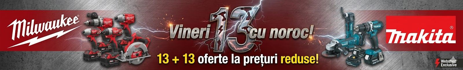 Oferte de Vineri 13 cu Noroc !