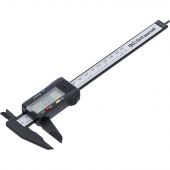 BGS 91931 Şubler digital din plastic, scara mm / inch, 150 mm