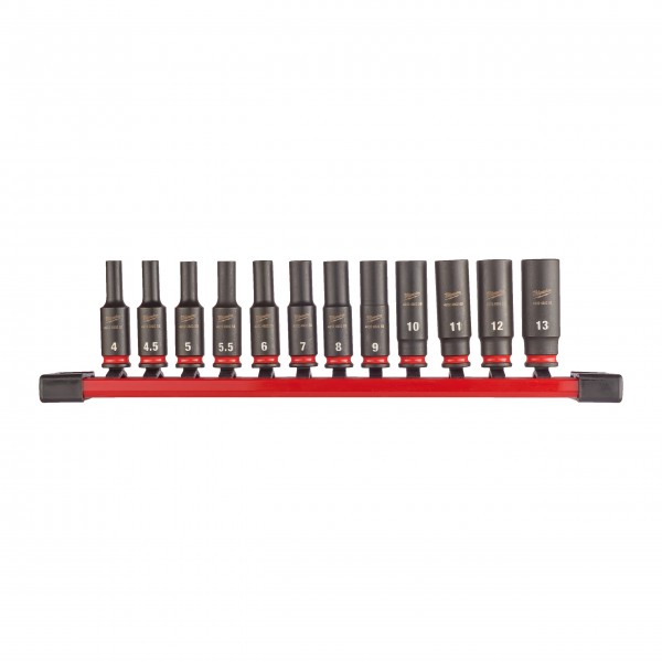 Set șină chei tubulare de impact ¼″ SHOCKWAVE™ IMPACT DUTY (12 buc)