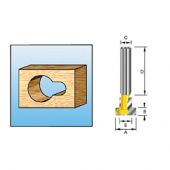 FREZA LEMN KEYHOLE 8X9,5X4,76