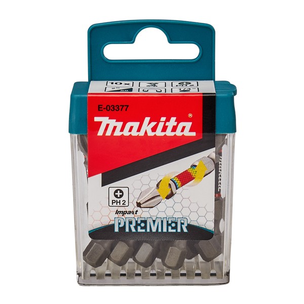 Set 10 biti c-form PH2,50mm,1/4