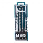 Set 4 burghie TCT SDS-PLUS 5-10 mm